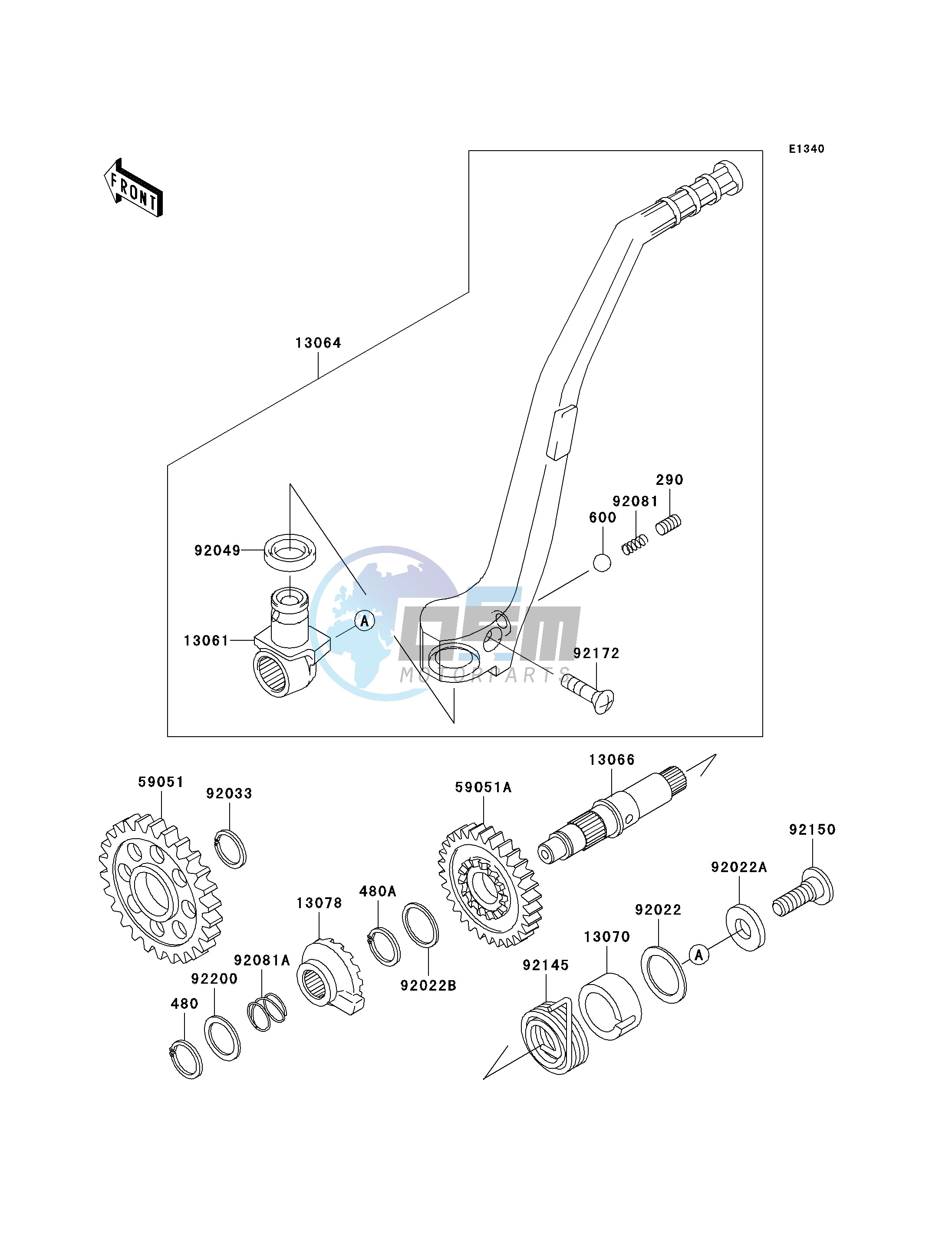 KICKSTARTER MECHANISM