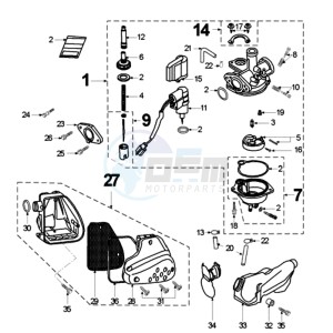 FIGHT W3A drawing CARBURETTOR