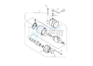 YZF R6 600 drawing STARTING MOTOR