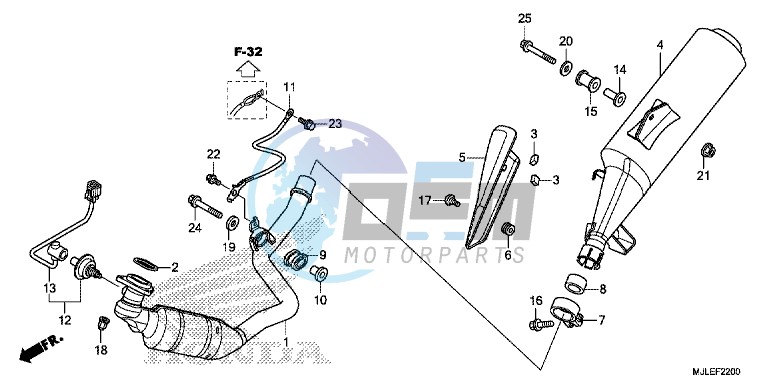 EXHAUST MUFFLER