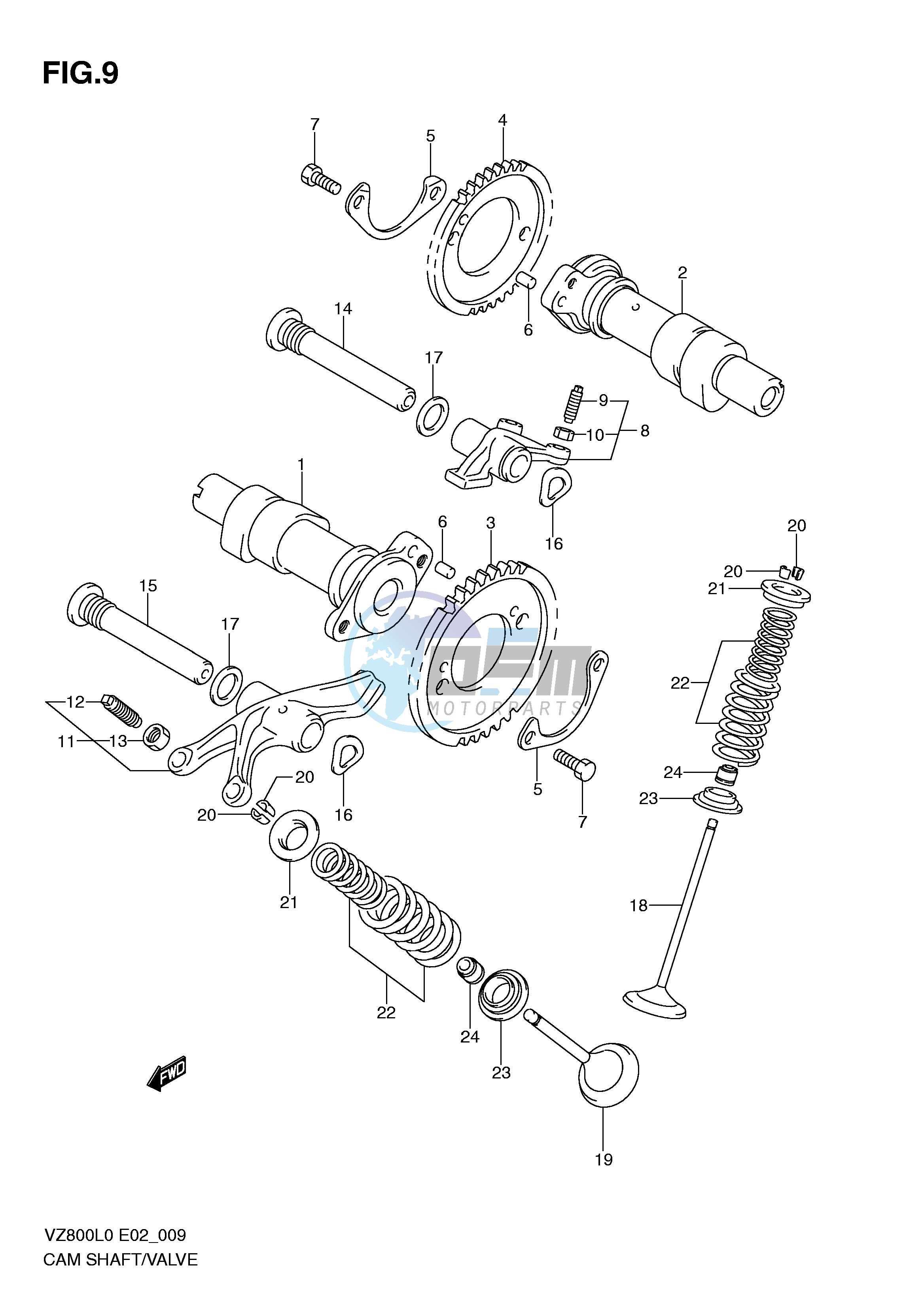 CAMSHAFT - VALVE