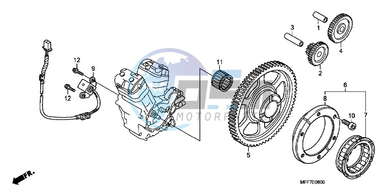 PULSE GENERATOR/STARTING CLUTCH