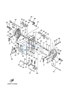 F25AES drawing FRONT-FAIRING-BRACKET