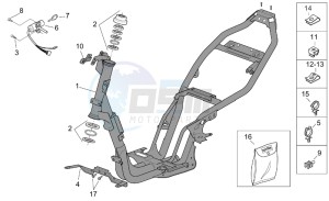 SR 50 IE-Carburatore 50 drawing Frame