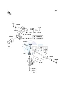 MULE_600 KAF400BFF EU drawing Suspension