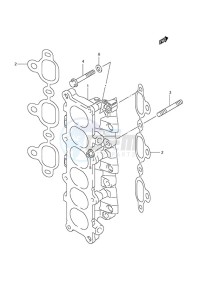 DF 250AP drawing Intake Manifold