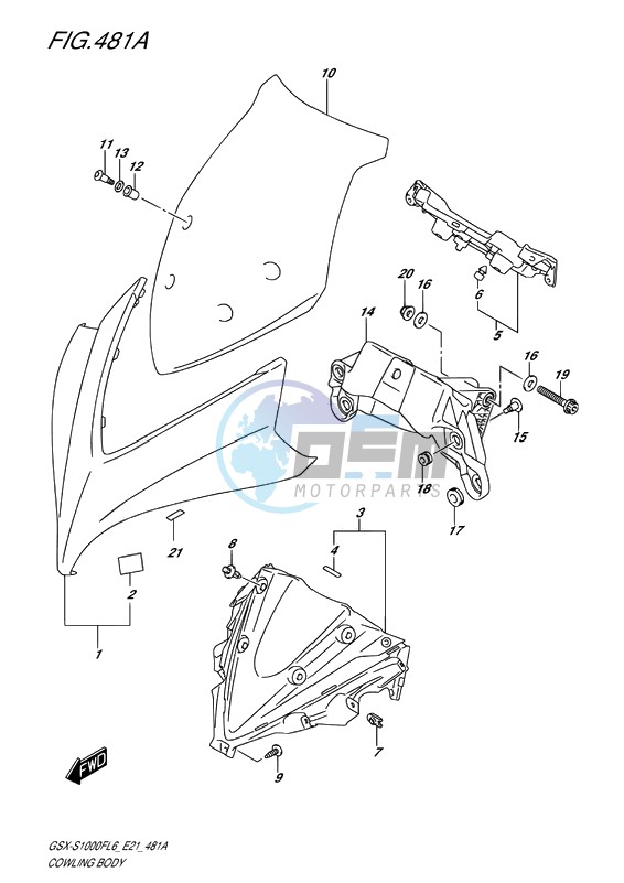 COWLING BODY