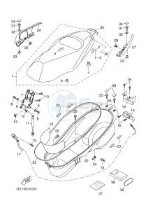 YP125RA (ABS) X-MAX 250 ABS (2DL3) drawing SEAT