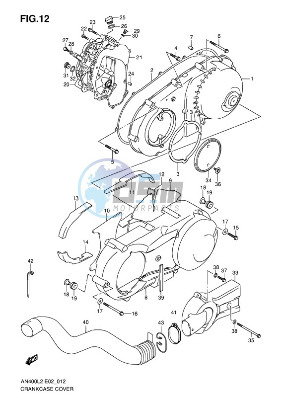 CRANKCASE COVER