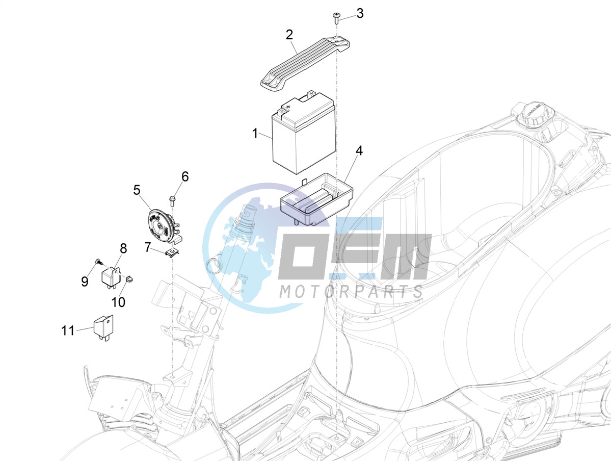 Remote control switches - Battery - Horn