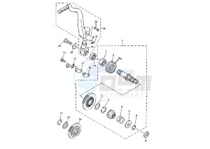 YZ F 426 drawing STARTER