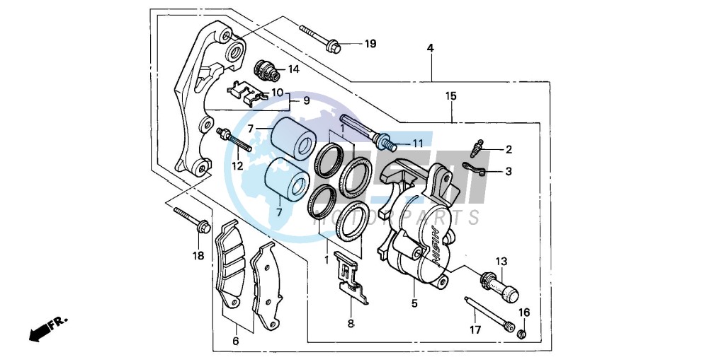 FRONT BRAKE CALIPER