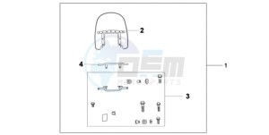 VT750C9 Europe Direct - (ED / MK) drawing CUSTOM WINDSHIELD