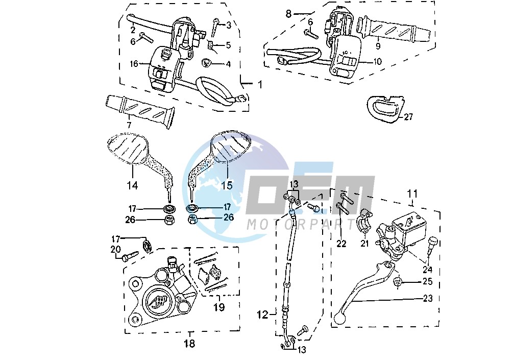 BRAKE PUMP AND CALIPER