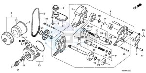 NSA700A9 Australia - (U / MME REF) drawing OIL FILTER/OIL PUMP