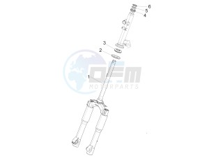 Liberty 150 4t 2v ie e3 (Vietnam) drawing Fork steering tube - Steering bearing unit