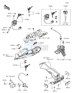 NINJA 650 EX650KHFA XX (EU ME A(FRICA) drawing Ignition Switch