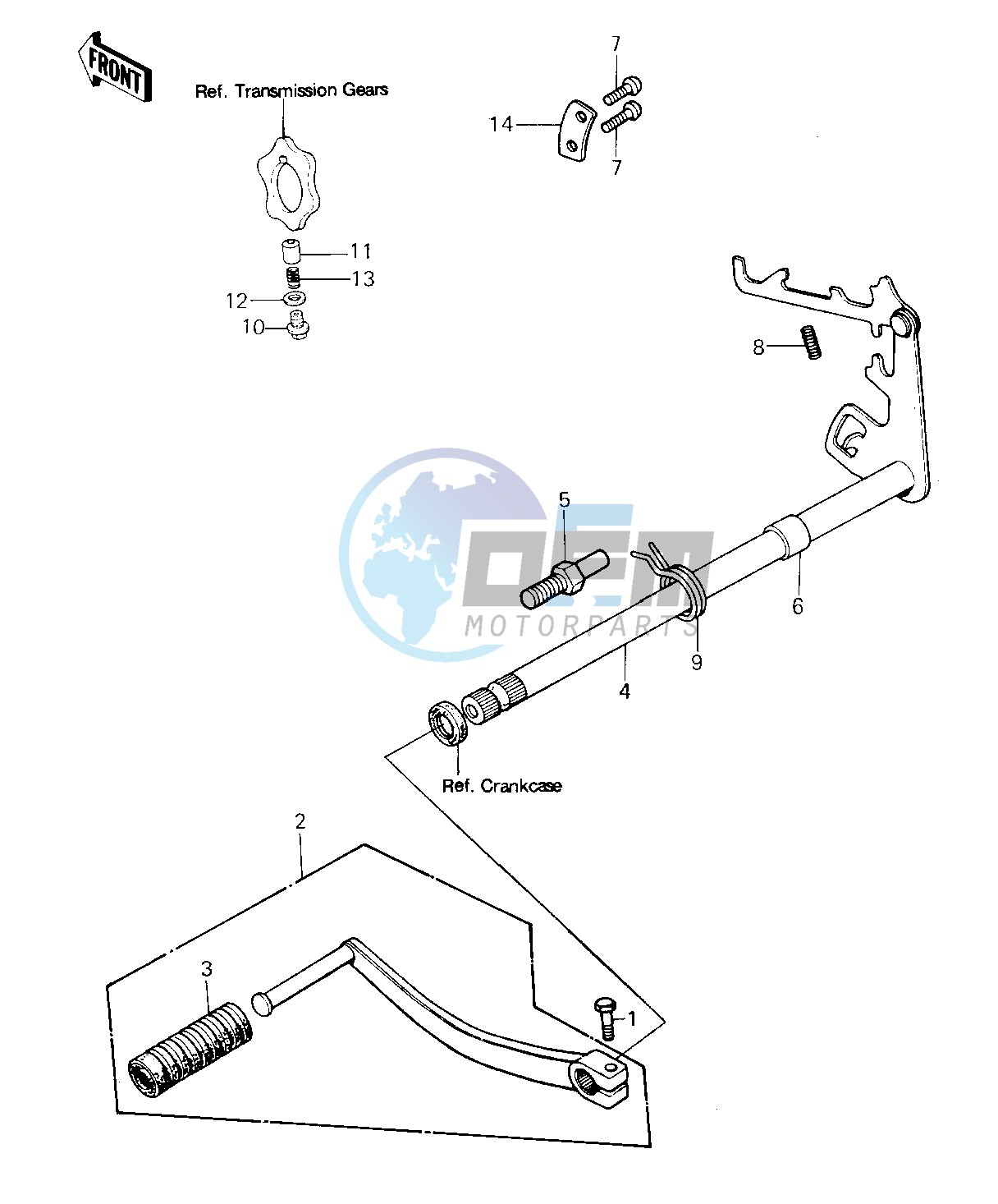 GEAR CHANGE MECHANISM -- 80-81 A7_A8- -