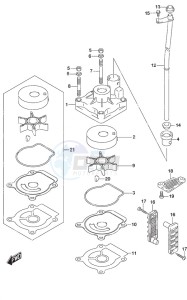 DF 60A drawing Water Pump