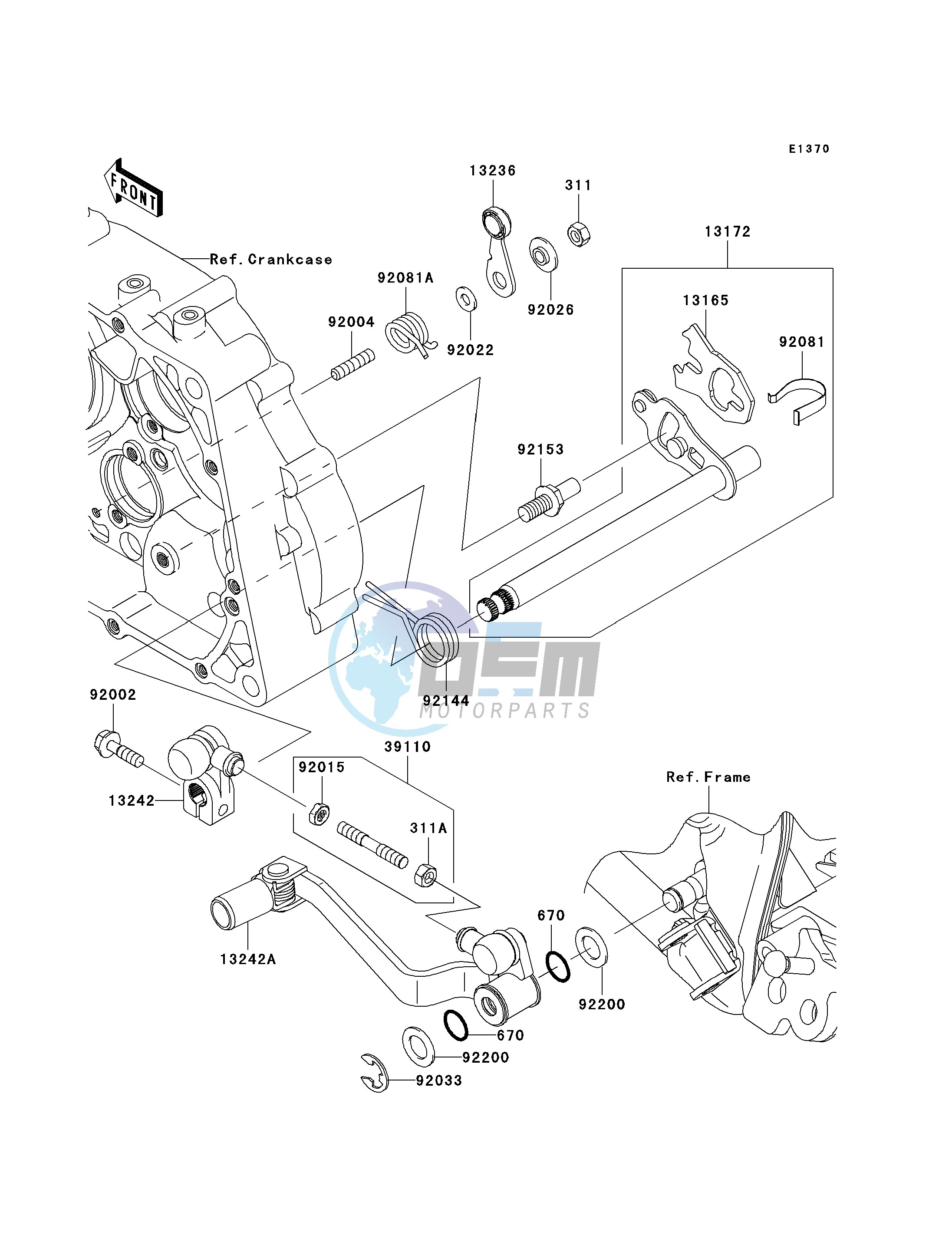 GEAR CHANGE MECHANISM