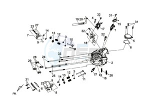 HD2 200EFI drawing CYLINDER HEAD