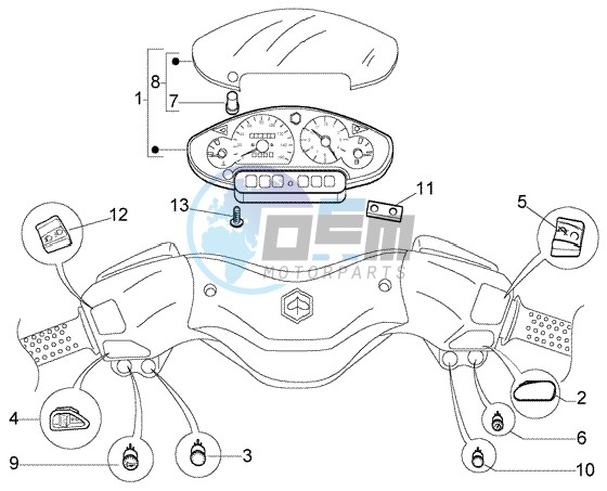 Electrical device - Speedometers Kms