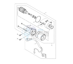 HW XENTER 125 drawing STARTING MOTOR