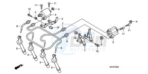 CB600F3A France - (F / CMF ST 25K) drawing IGNITION COIL