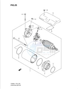 VL800 drawing STARTING MOTOR