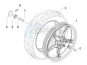 Fly 50 4t 4v (USA) drawing Rear Wheel