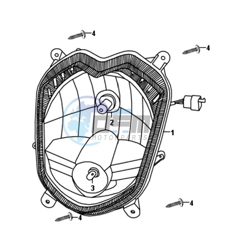 HEAD LAMP CPL.