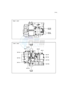 VULCAN S EN650AGF XX (EU ME A(FRICA) drawing Crankcase Bolt Pattern