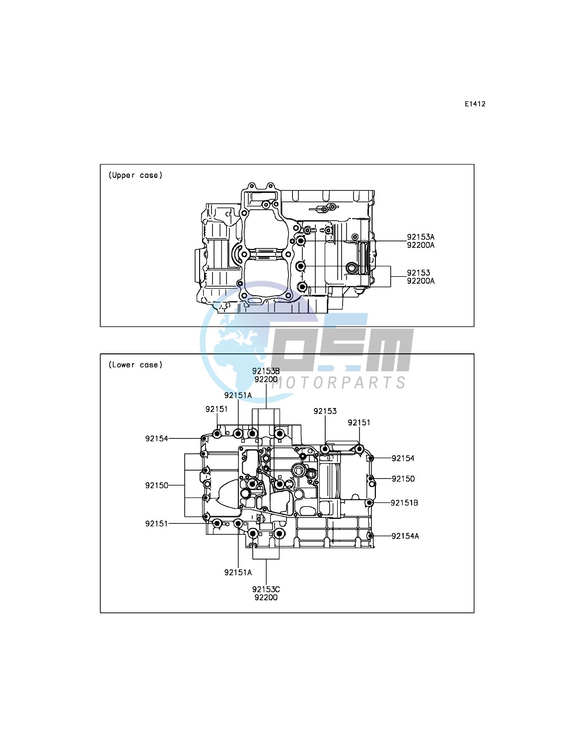 Crankcase Bolt Pattern