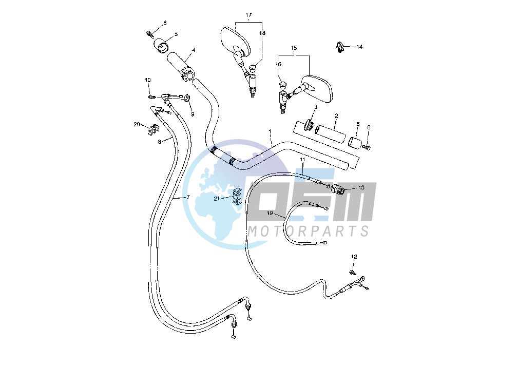 STEERING HANDLE -CABLE