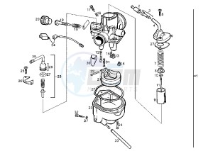 PREDATOR O2 - 50 cc drawing CARBURETOR