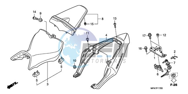 SEAT/SEAT COWL