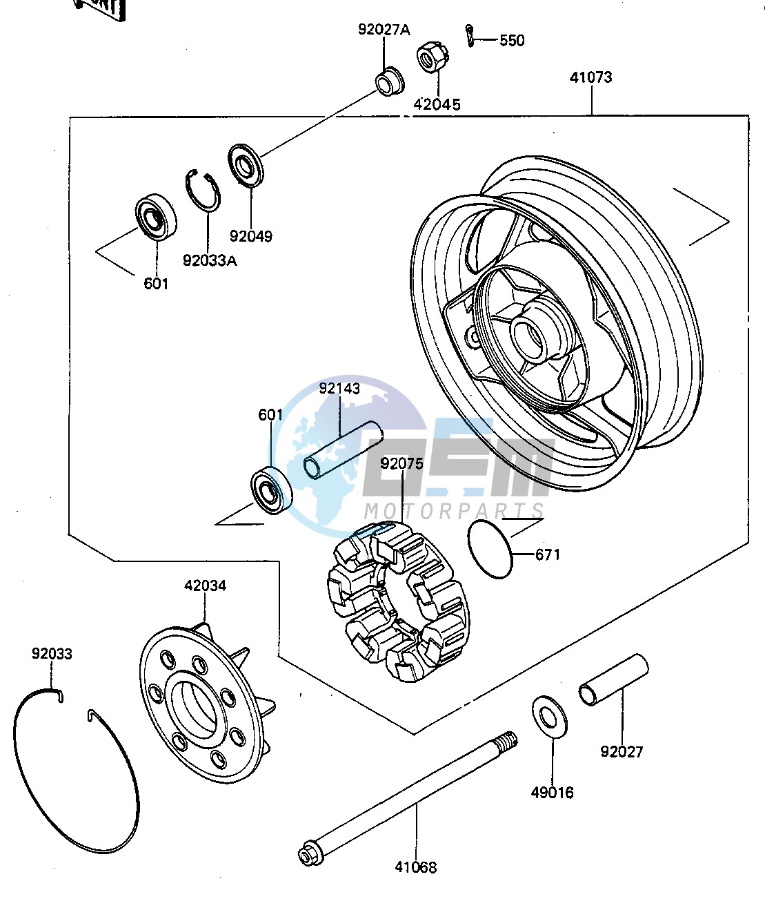 REAR WHEEL_CHAIN-- ZG1000-A7_A8- -