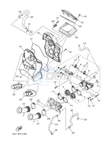 XP500A T-MAX 530 (59CT) drawing INTAKE