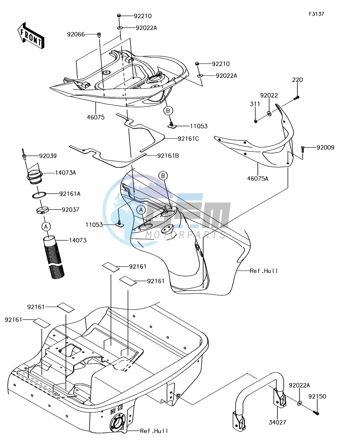 Hull Rear Fittings