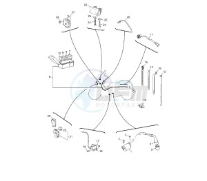 YP R X-MAX 250 drawing ELECTRICAL DEVICES