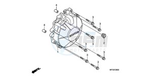 CB600FA3A Australia - (U / ABS ST) drawing GENERATOR COVER