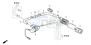 CB600F CB600S drawing SUB AIR CLEANER