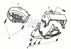 FIDDLE II 50 NEW ENGINE drawing SHROUD  ASSY