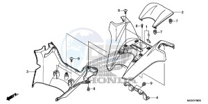 NC700DD INTEGRA E drawing HANDLE COVER