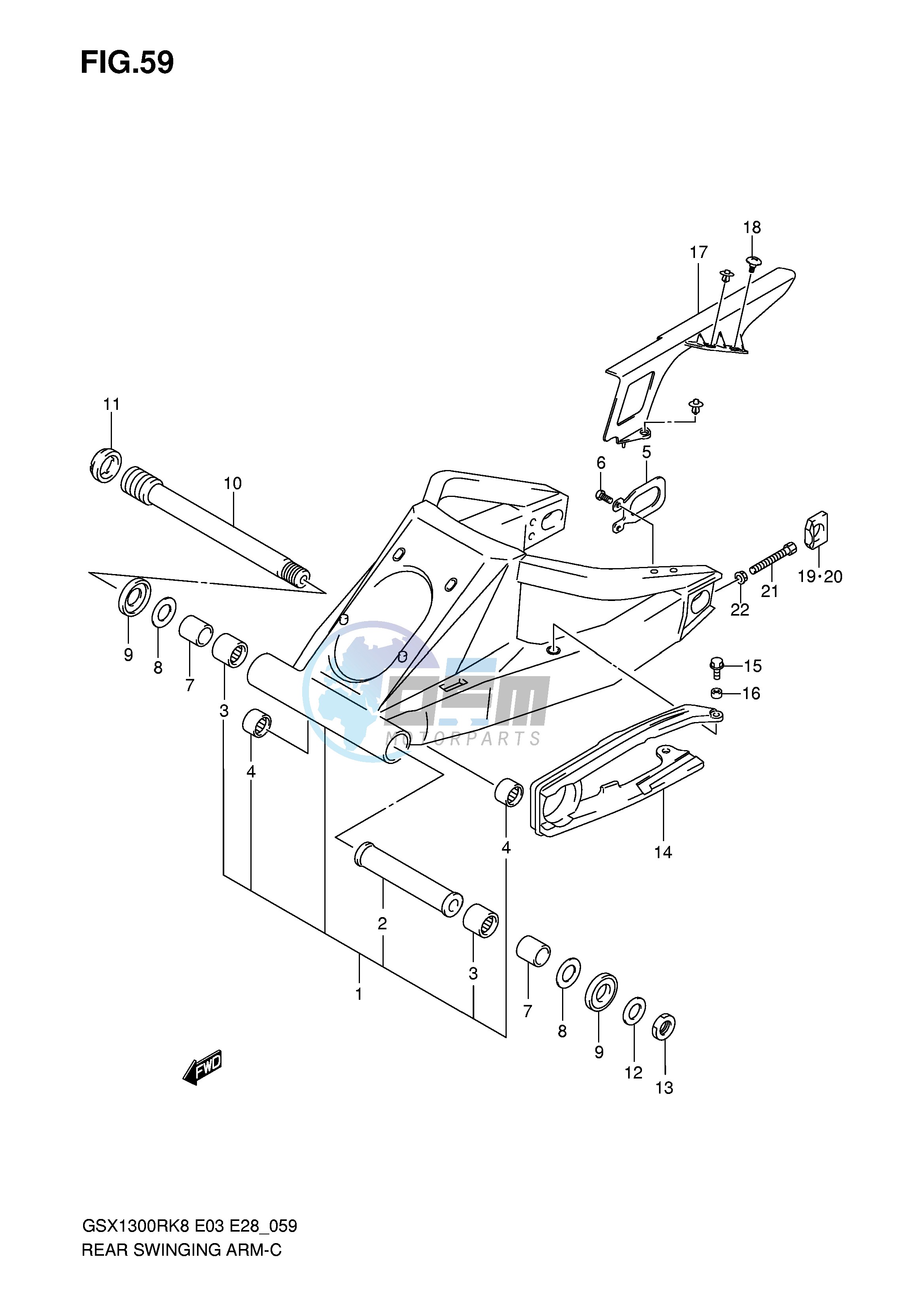 REAR SWINGING ARM