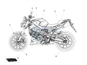 SHIVER 900 E4 ABS NAVI (EMEA) drawing Decal