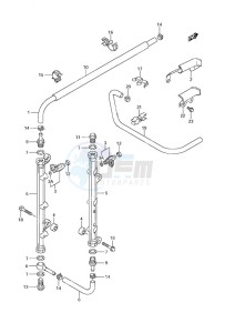 DF 200 drawing Fuel Injector