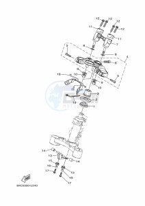 MT-07 MTN690-A (B4CS) drawing STEERING