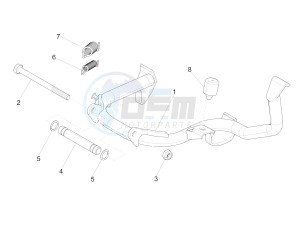 GTS 300 ie ABS Super (APAC) drawing Stand/s