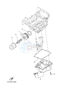 MTM690 XSR700 (B347 B347 B347 B347) drawing OIL CLEANER